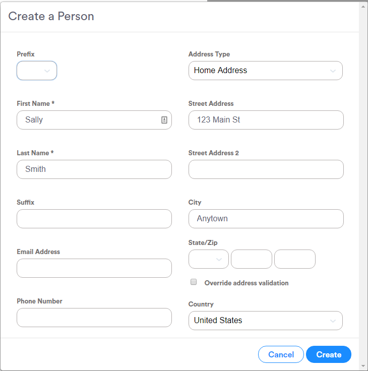 Add A Person – Fireside