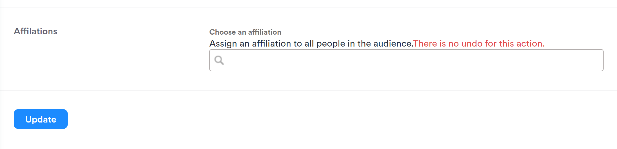 Adding Affiliation Codes Fireside